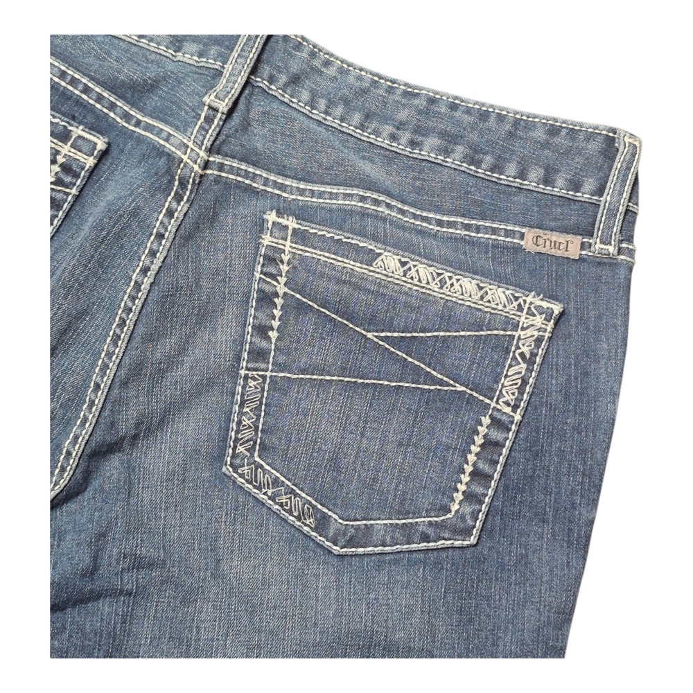 Cruel Girl Womens 31/11 S Hannah Blue Jeans Flare Bootcut Western Stretch
